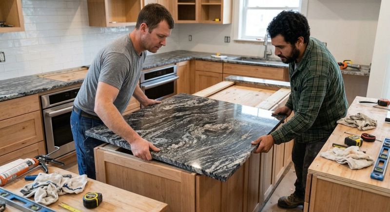Granite Installation in Marin County, CA