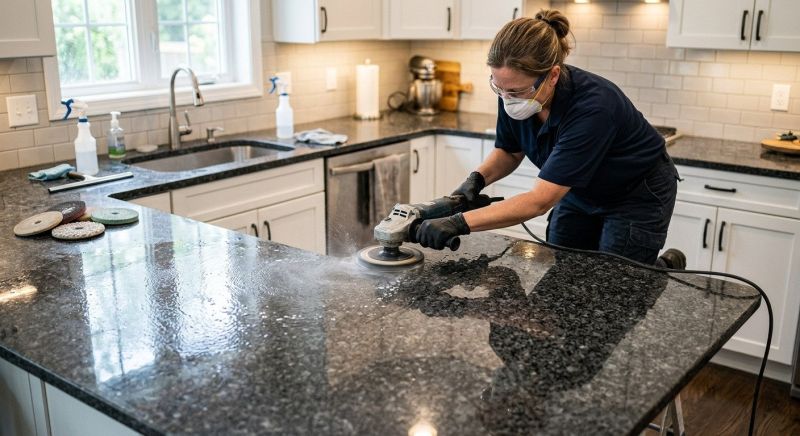 Marble Countertop Polishing in Roseville, CA